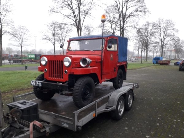 Combat havelte - Willys cj3b brandweer