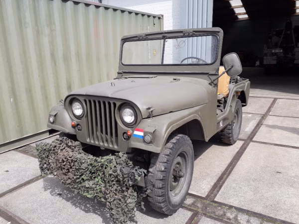Nekaf jeep zonder motor 1958