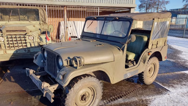 Nekaf m38a1 jeep, legerjeep, ex leger, army jeep, te koop, for sale